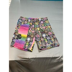 Robert Graham Multicolor Floral Board Shorts Swim Trunks 38